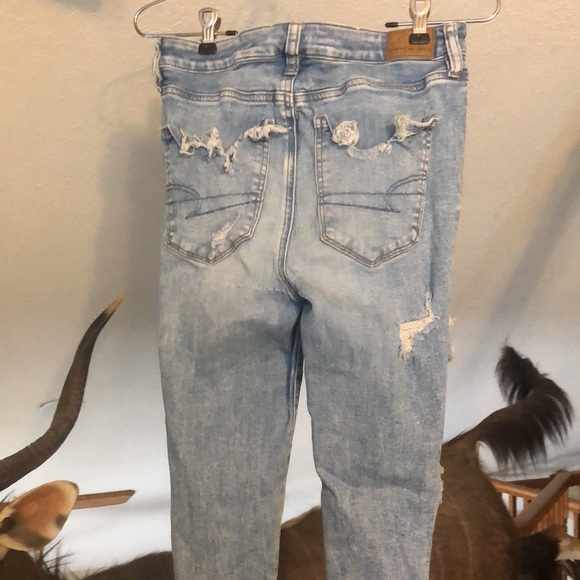 American eagle distressed jeans p1859 - Picture 4 of 8